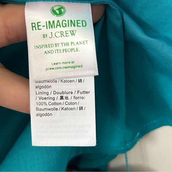 J.Crew Side cutout organic cotton Midi dress in Liberty® Giorgia Duke fabric - Picture 9 of 9